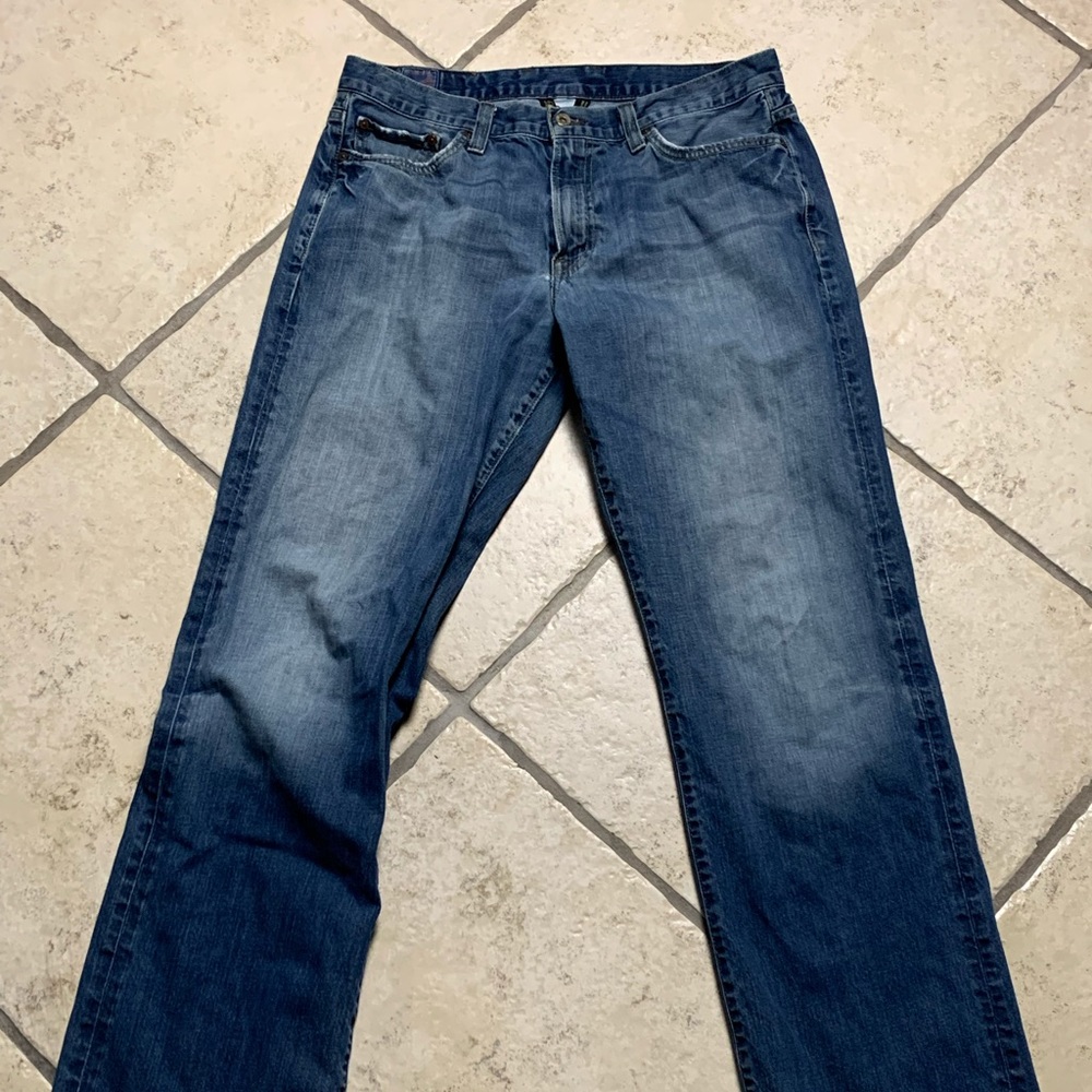 VINTAGE LUCKY BRAND DUNGARESS JEANS